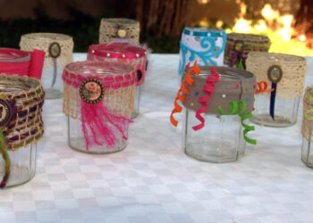 Comment décorer un plateau en verre ?