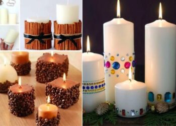 Comment décorer une bougie pour Noël ?