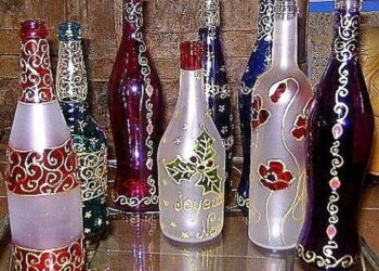 Comment décorer une bouteille de vin ?