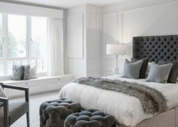 Comment décorer une chambre grise et blanche ?