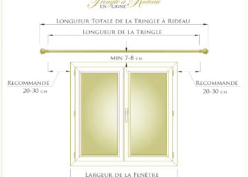Comment déterminer la longueur de la tringle rideaux ?