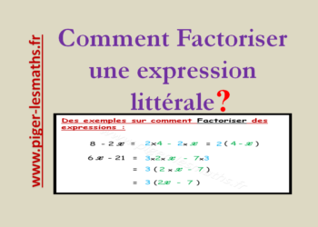 Comment développer une expression en math ?