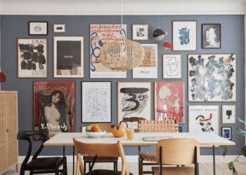 Comment disposer des tableaux sur un mur ?