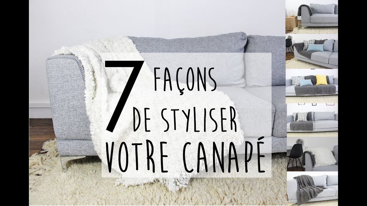 Comment disposer un plaid sur un fauteuil