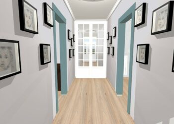 Comment donner de la profondeur à un couloir ?