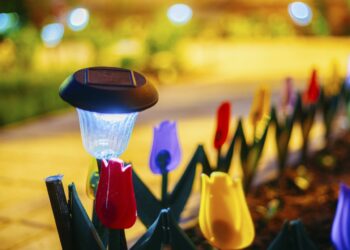 Comment éclairer un jardin sans électricité ?