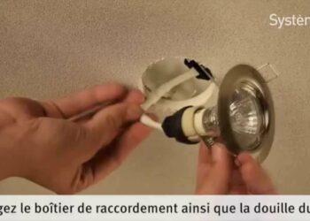 Comment encastrer des spots dans un mur ?