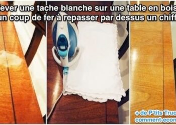 Comment enlever des traces sur une table en bois vernis ?