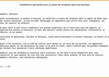 Comment envoyer une candidature spontanée par mail ?