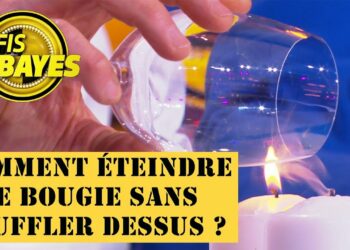Comment éteindre une bougie sans souffler dessus ?
