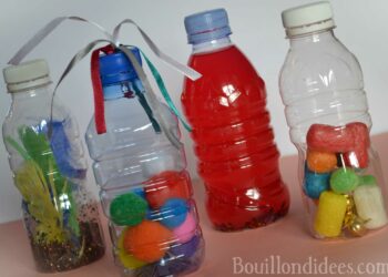 Comment fabriquer bouteilles sensorielles liquide vaisselle ?