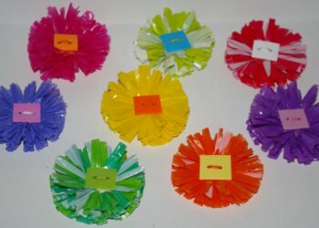 Comment fabriquer des fleurs en plastique ?