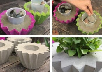 Comment fabriquer des pots de fleurs en béton ?