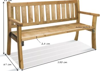 Comment fabriquer un banc extérieur ?