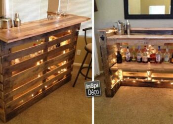 Comment fabriquer un bar avec palettes ?