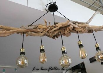 Comment fabriquer un lustre avec des branches ?