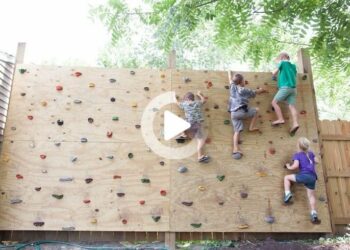 Comment fabriquer un mur d'escalade pour enfants ?