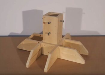 Comment fabriquer un pied de sapin en bois ?