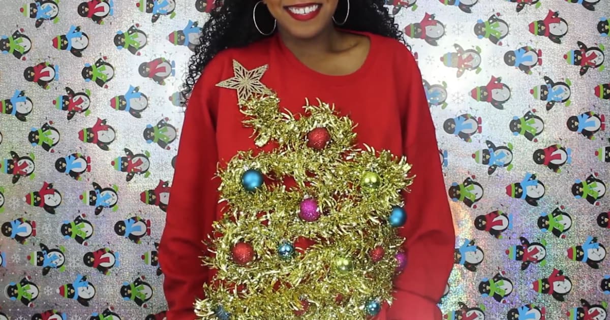 Comment fabriquer un pull moche de Noël
