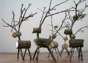 Comment fabriquer un renne de Noël en bois ?