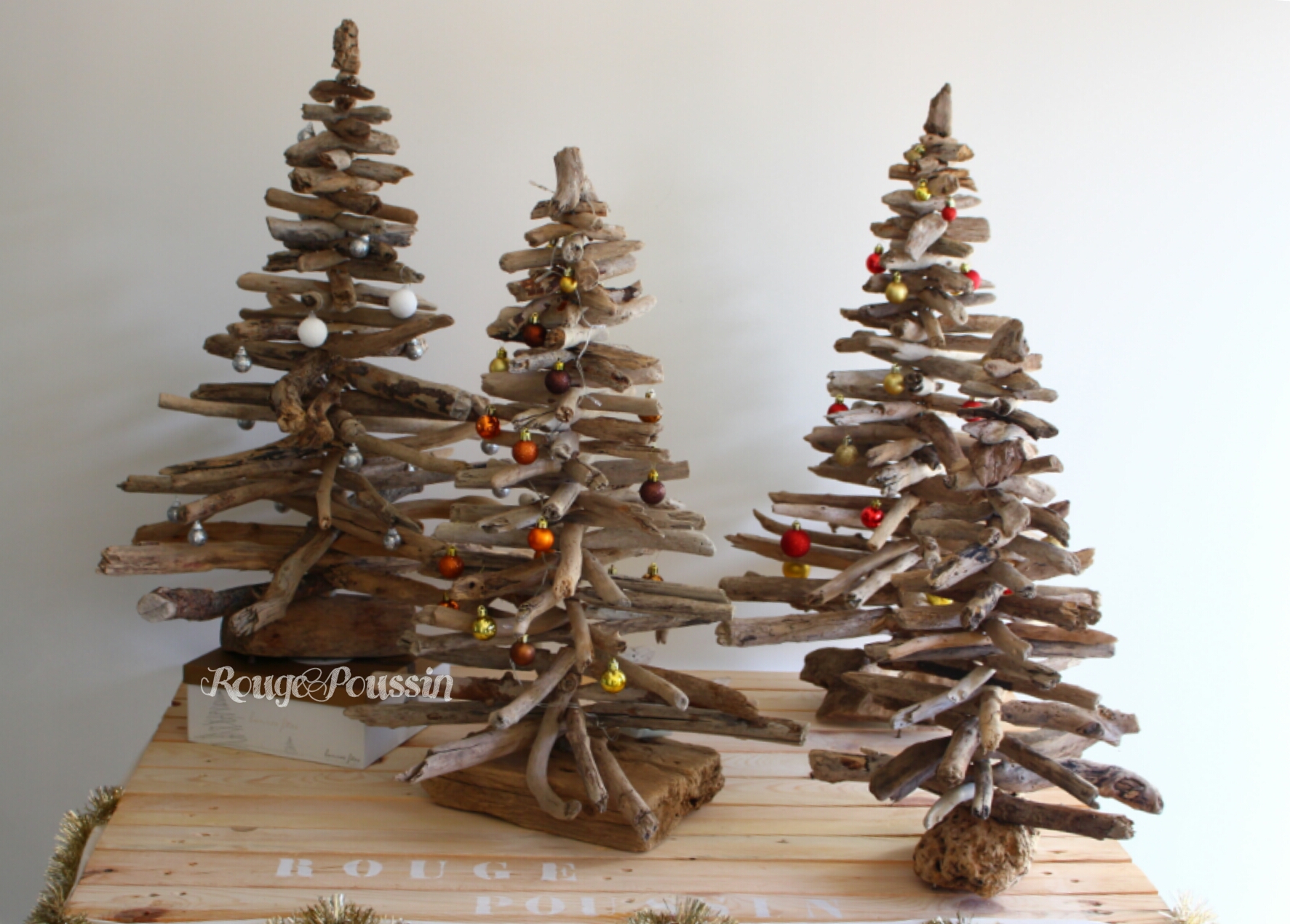 Comment fabriquer un sapin de Noël en bois flotté
