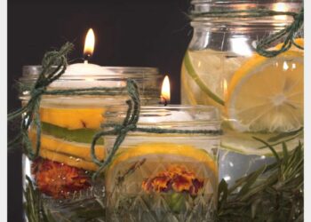 Comment fabriquer une bougie citronnelle ?