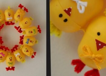 Comment fabriquer une couronne de Pâques ?