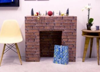 Comment fabriquer une fausse cheminée Noël ?