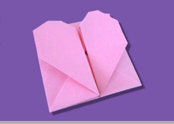 Comment fabriquer une pochette en origami ?