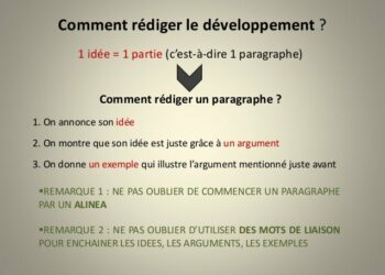Comment fair une développement ?