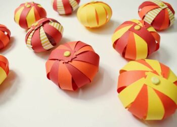 Comment faire des boules chinoises en papier ?