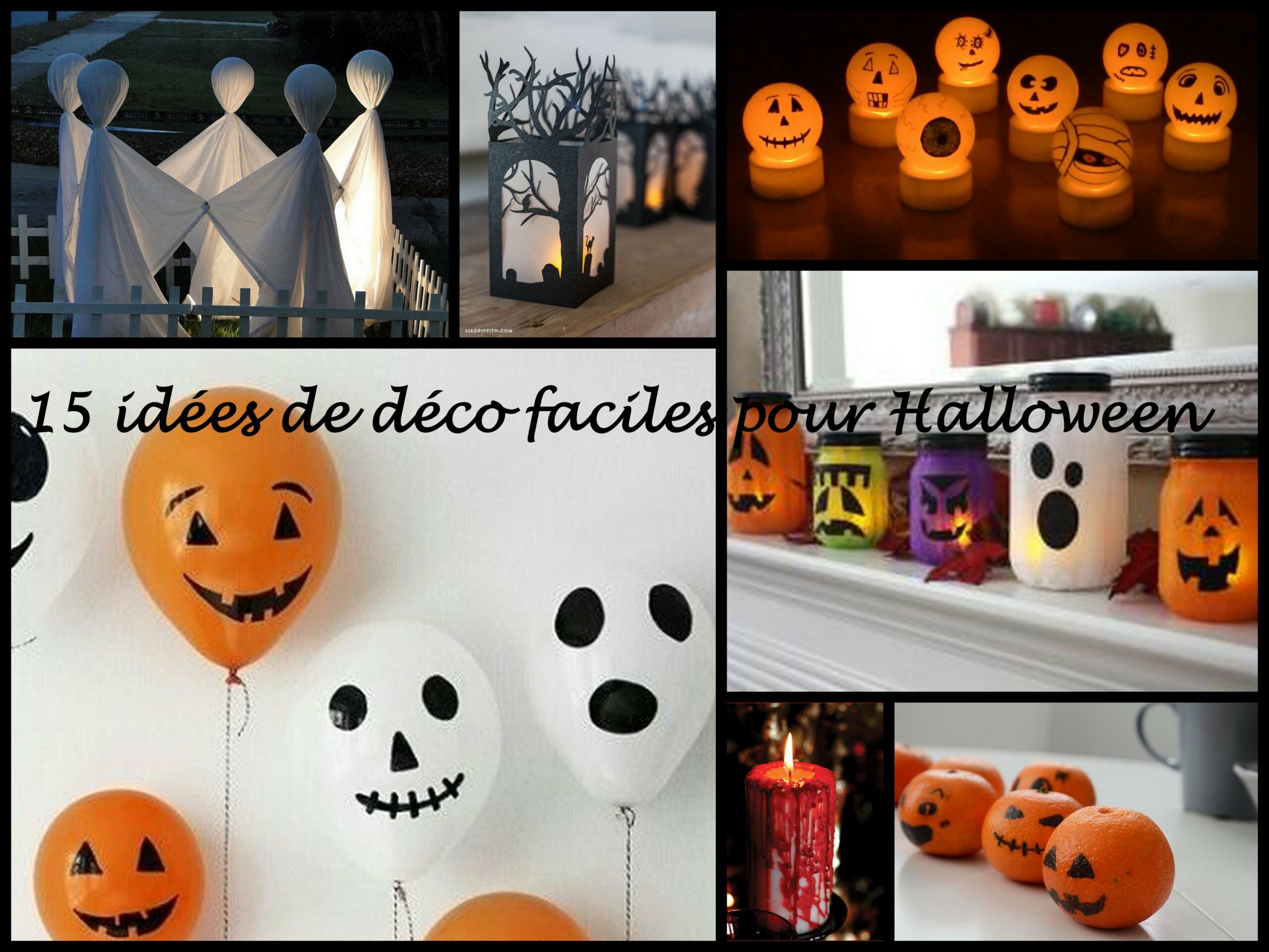 Comment faire des déco d'Halloween facile