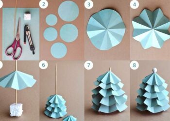 Comment faire des décoration de Noël en papier facile ?