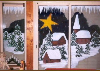 Comment faire des dessins de Noël sur les vitres ?