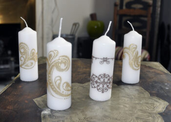 Comment faire des dessins sur une bougie ?