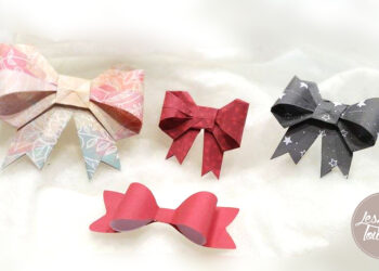 Comment faire des gros nœuds en papier ?