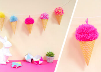 Comment faire des guirlandes avec des pompons ?