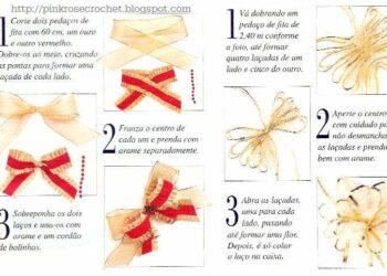 Comment faire des nœuds de Noël en ruban ?