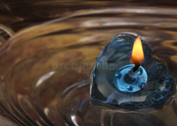 Comment faire flotter une bougie sur l'eau ?