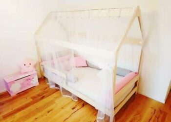 Comment faire le toit d'un lit cabane ?