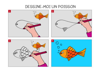 Comment faire pour dessiner un poisson ?