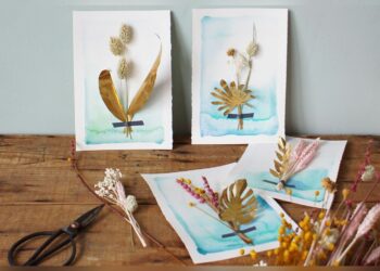 Comment faire tableau de fleurs séchées ?