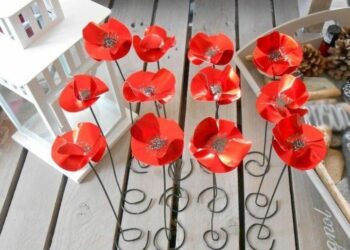 Comment faire tenir des coquelicots dans un vase ?