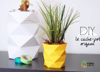 Comment faire un Cache-pot avec du papier ?
