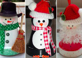 Comment faire un Père Noël avec des pots de fleurs ?