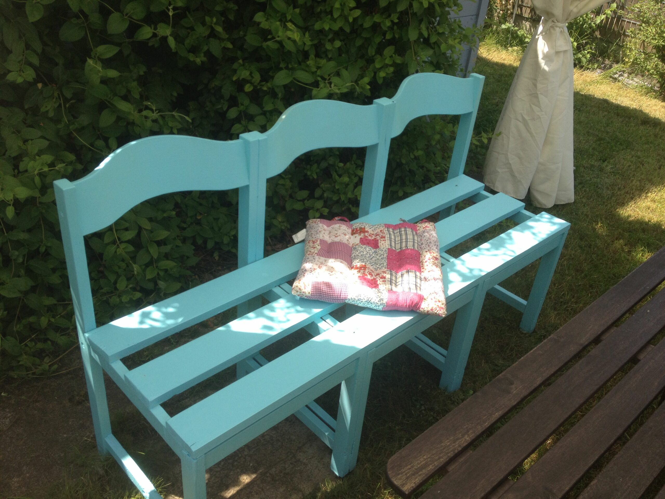 Comment faire un banc avec des chaises