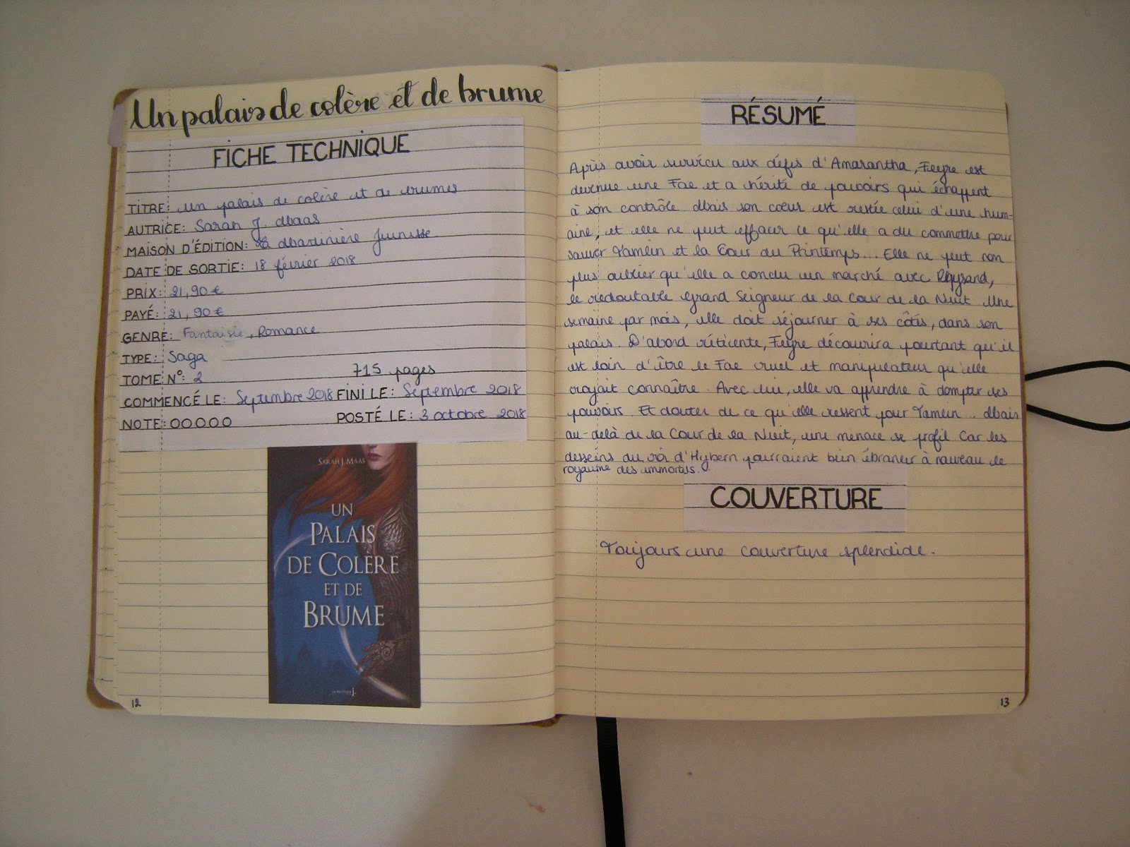 comment faire un carnet de lecture