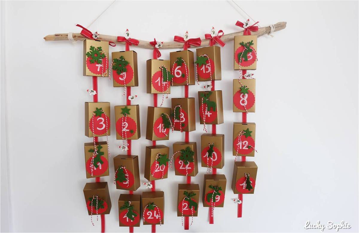 Comment faire un calendrier de l'Avent maison facile