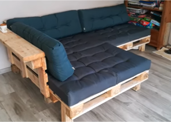 Comment faire un canapé d'extérieur avec des palettes ?