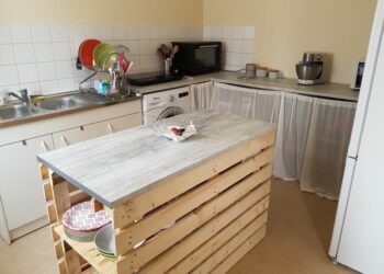 Comment faire un ilot central avec des palettes ?